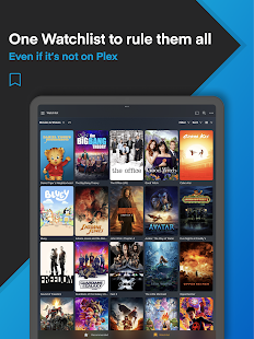 Plex: Stream film og tv-skærmbillede