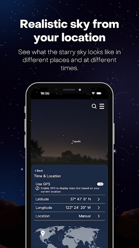 Screenshot of Universe Star Finder 3D