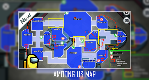 Guide For Among Us - Among Us Map