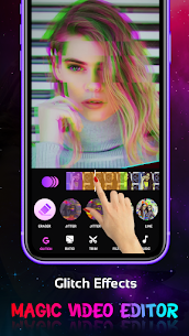 Magic Video Editor : Glitch Effect & Movie Maker Apk app for Android 2