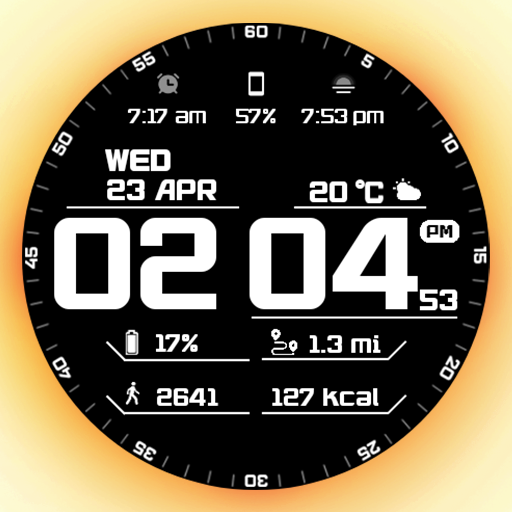 GRBL Sport Digital Watchface