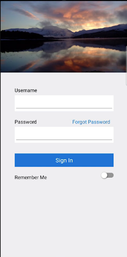 Android application Bennevis Cloud screenshort