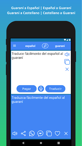 Guarani to Spanish Transltor Screen 3
