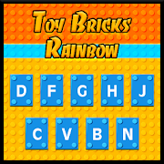 Toy Bricks Rainbow Keyboard-Brick Blocks Keyboard