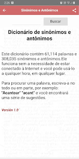 Dicionu00e1rio Sinu00f4nimos e Antu00f4nimos em Portuguu00eas 5.0 APK screenshots 1