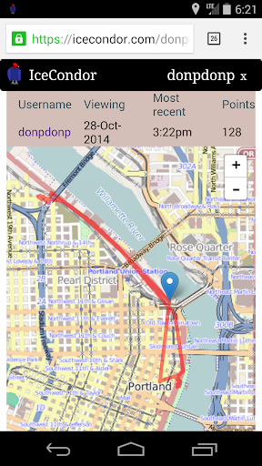 IceCondor - Share GPS Location Screenshot 1 - AppWisp.com
