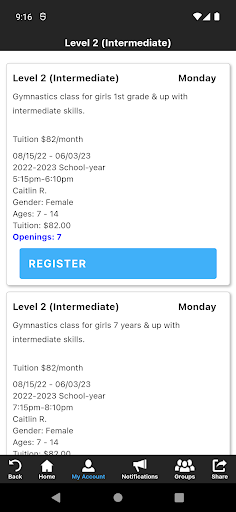Aspire Gymnastics Academy - IL Screen 3