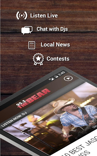 Screenshot of WFFN 95.3 THE BEAR