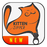 Kitten Zipper Screenlock icon
