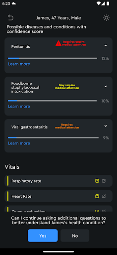 myLex/ArMed - AI Health Assist Screen 3