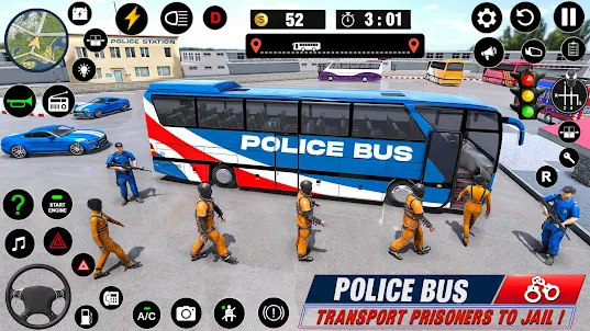Police Bus Simulator Bus Games