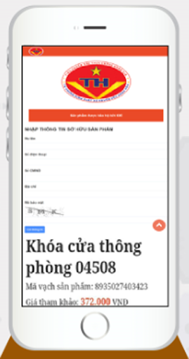 Android application CheckVN - Xác thực hàng thật screenshort