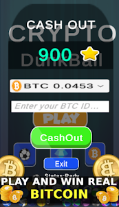 Crypto Dunk Ball earn btc eth