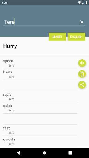 Papakupu Maori-English Screen 2
