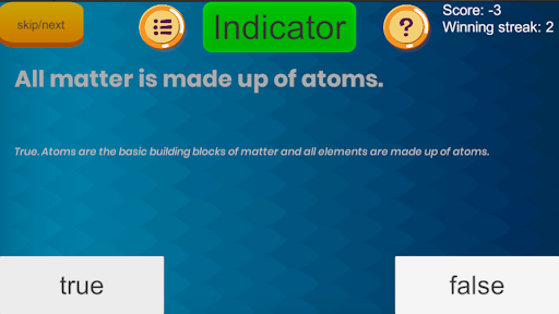 PhysiQuiz Screen 2