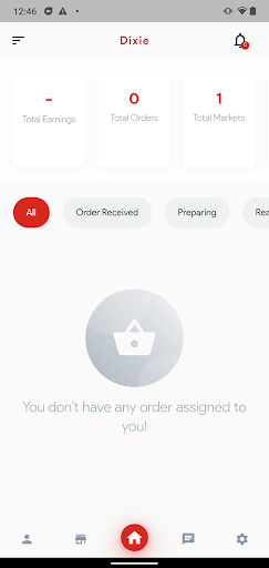 Android application Dixie - Partner screenshort