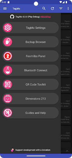 Android application TagMo screenshort