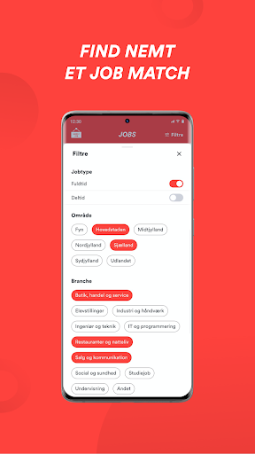SimplyJob - find dit nye job Screen 3