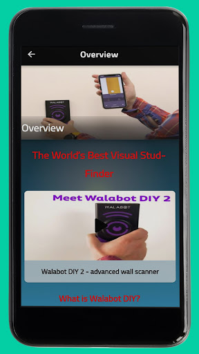 Walabot DIY 2 - Advanced Stud Finder & Wall Scanner for Android & Smartphones