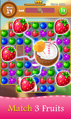 Fruit Candy Juice: Match3 Gameのおすすめ画像1