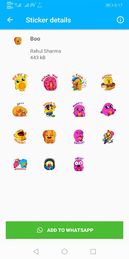 Love WAStickers Pack Screen 3