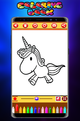 Unicorn Coloring Book  Drawing Book