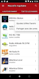 Radios de Nouvelle-Aquitaine