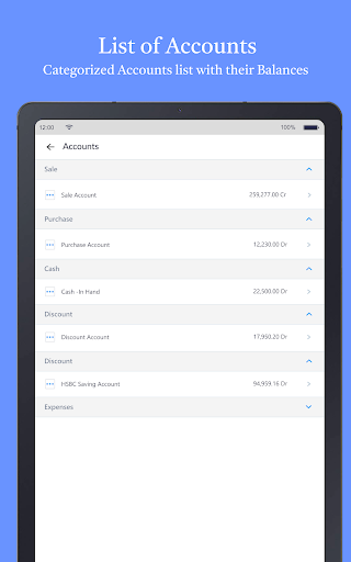 Screenshot of Accounting Bookkeeping