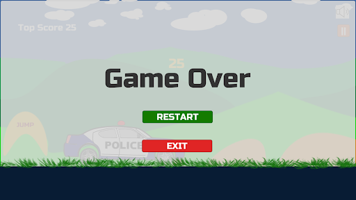 Police Car Endless Race Game Screen 3