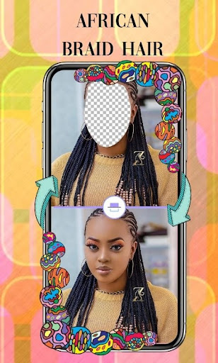 African Braid Hairstyle Editor Screen 3