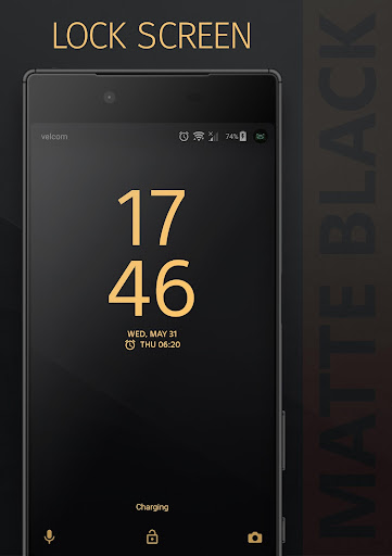 MATTE BLACK Xperia Theme