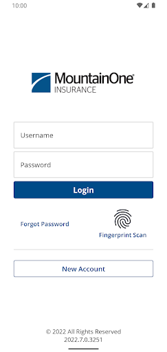 Android application MountainOne Insurance Online screenshort