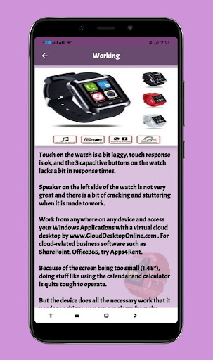 U8 smart watch guide Screen 3