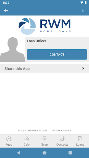 Android application RWM Fluid App screenshort