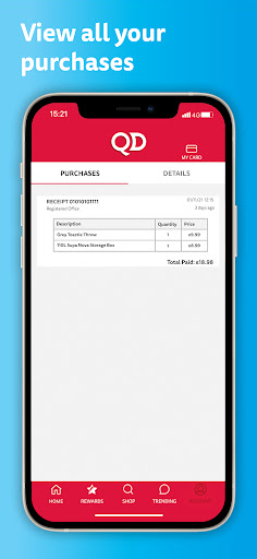 Android application QD Rewards screenshort