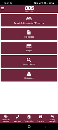 ATM Seguros Screen 2