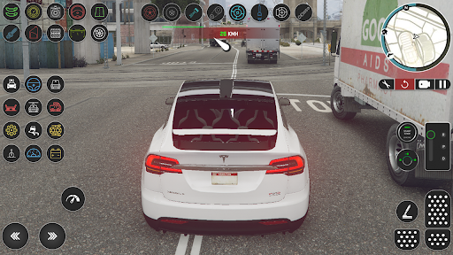 Electric Tesla Model X Driver Screen 2