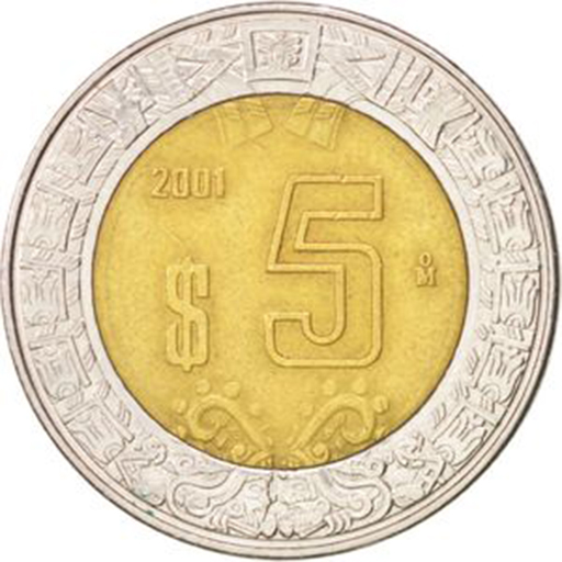 5 pesos