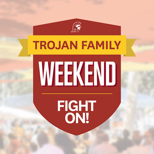 Trojan Family Weekend logo