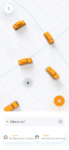 Amie Cabs Drivers App Screen 2
