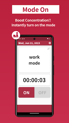 Android application Mode On screenshort