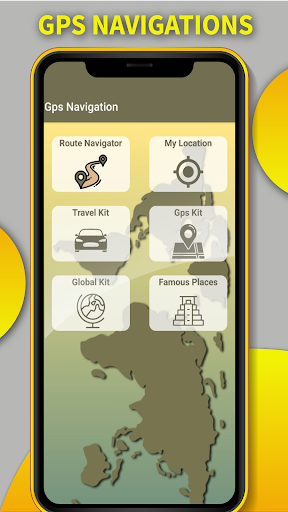 Voice GPS MAPS & Directions Screen 3