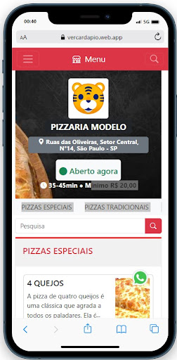 Android application Delivery Sistema Eficiente screenshort