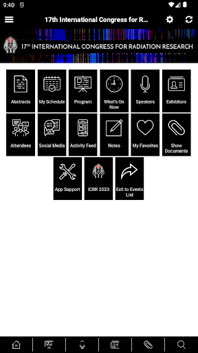 Radiation Research Society Screen 2