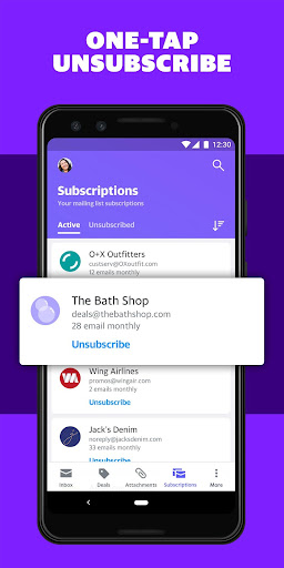 Mail App (powered by Yahoo) screenshot 1