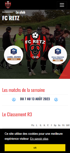 Android application FC RETZ screenshort