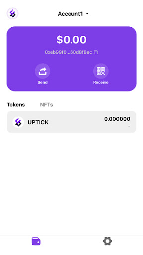 Android application Upward Wallet screenshort