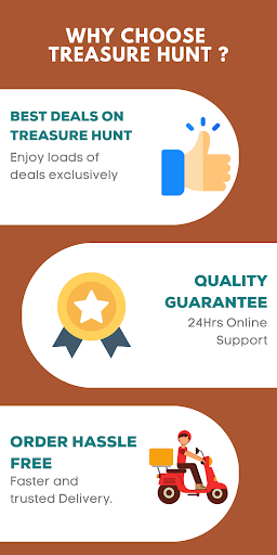 Android application Treasure Hunt screenshort