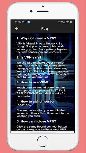 The shield VPN Screen 2