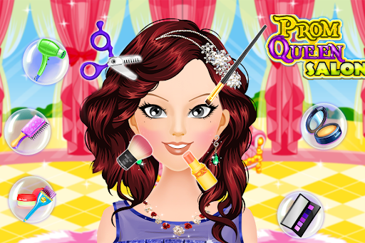 Prom Queen Makeover Salon Game Screen 2
